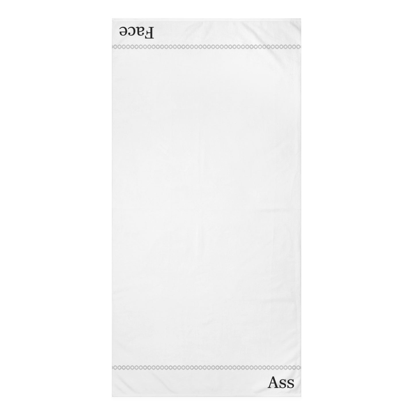 Face/Ass • Bath + Beach Towel