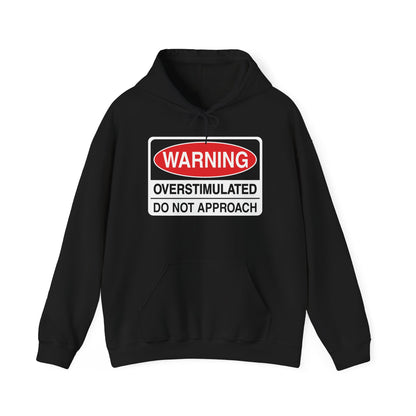 WARNING: OVERSTIMULATED - DO NOT APPROACH • Hoodie