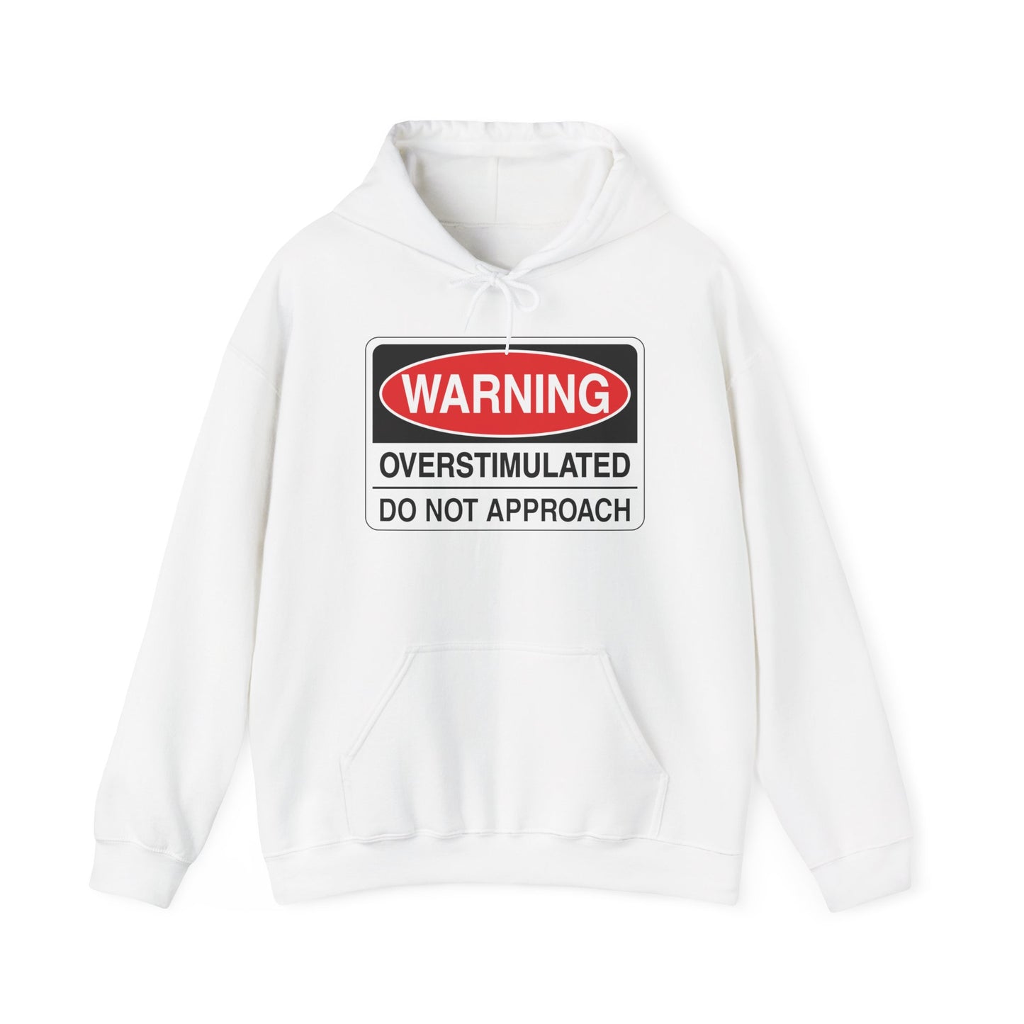 WARNING: OVERSTIMULATED - DO NOT APPROACH • Hoodie