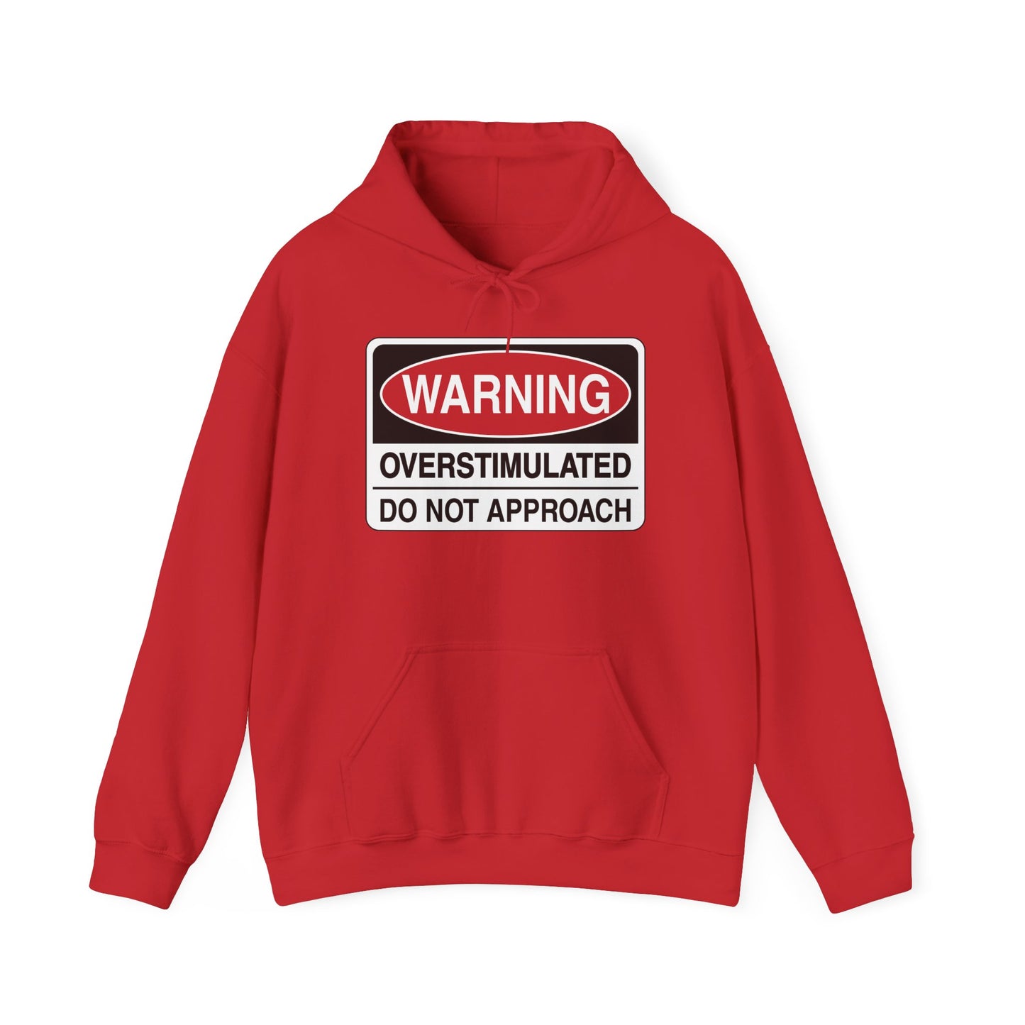 WARNING: OVERSTIMULATED - DO NOT APPROACH • Hoodie